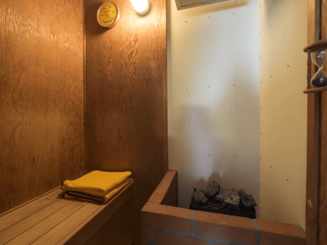 客室内サウナ