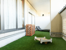 プライベートドッグラン付き純和風客室