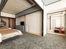 【WANスイート】広々♪大型犬・多頭歓迎！本間+寝室+プレイスペース（80平米）