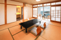 【インランド・シー・リゾート フェスパ】ジャグジー露天風呂付き和室ジュニアスイート｜畳でごろり、湯上がりはテラスで涼む