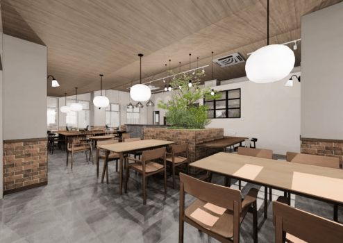 管理棟2階カフェラウンジ