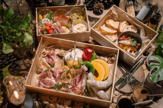 夕食グランピングBBQ