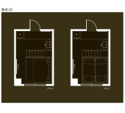 キンモクセイ【ホステル】洋室バンクルーム ＜定員3名＞