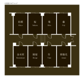 ホステル客室配置図