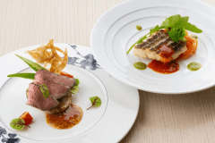 【プレミアムブッフェ】食事は隣の茶玻瑠本館で！伊予牛＆愛媛県産真鯛メイン料理付き♪