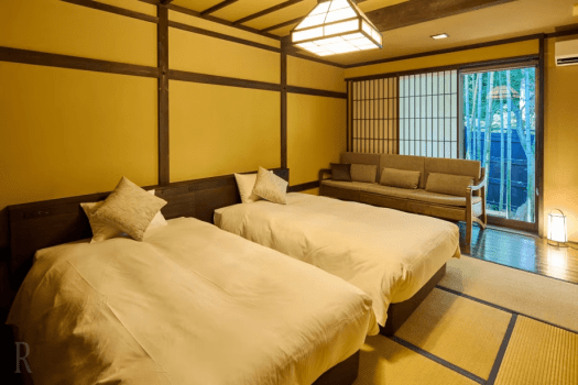 【コンフォート和室】ツインベッド29平米