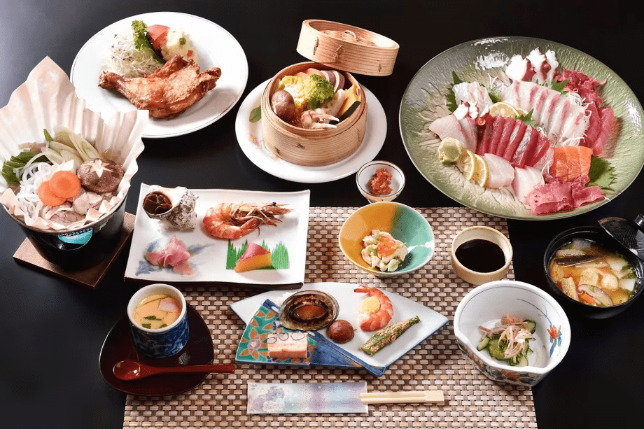 お刺身付きご夫婦プラン夕食（イメージ）