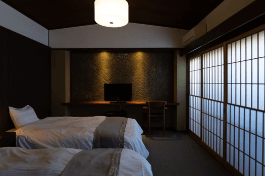 奏（そう）：心静かに休める和モダンのツインルーム