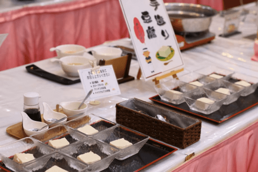 【ご朝食】バイキング一例（手造り豆腐）