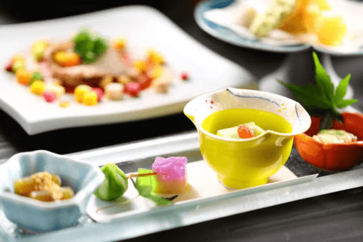 【八田スタンダード◆甲州旬会席の一例】前菜イメージ