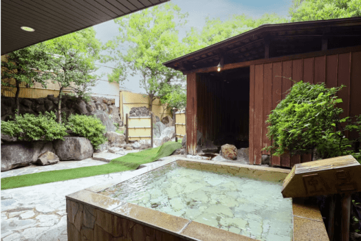 【西館1階】露天風呂/升風呂（男性用）