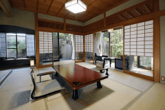 離れ翠月◆和室10畳+4畳◆半個室食事処&times;半露天風呂付客室&times;禁煙