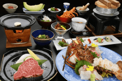 【極上茶会席】四季折々の佐賀の旬と佐賀牛をご堪能ください。　※一例