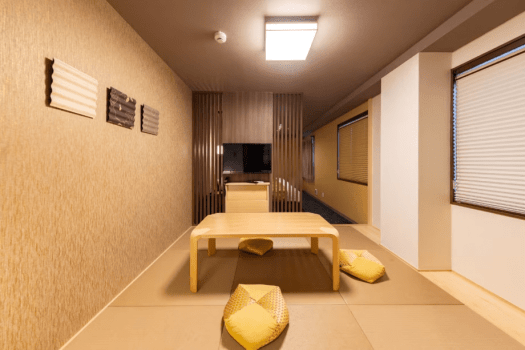 デラックスツインルーム畳スペース