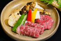 ■松茸と阿波牛の陶板焼き ■松茸と阿波牛の陶板焼き