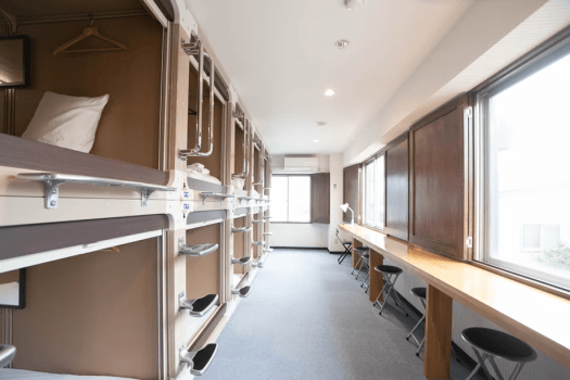 Upper & Lower Capsule Rooms (First-come, First-served)