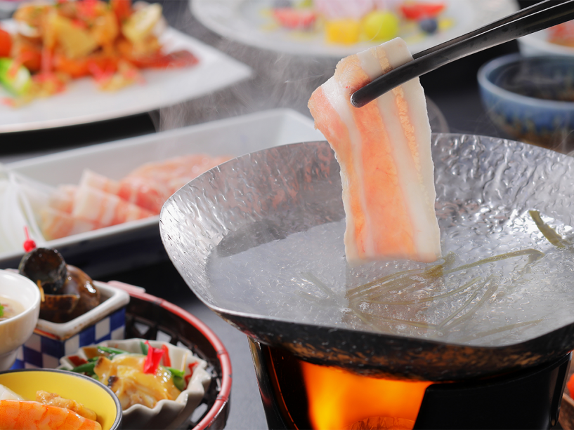 Yamagata Pork Shabu Shabu Kaiseki dinner + Breakfast ▲▽Private Lounge TSUKI access included△▼ Yamagata Pork Shabu Shabu Kaiseki dinner + Breakfast ▲▽Private Lounge TSUKI access included△▼