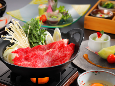 Yamagata Beef Sukiyaki Kaiseki dinner ＋ Breakfast