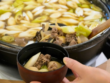 【朝食バイキング】山形の郷土料理「芋煮」
