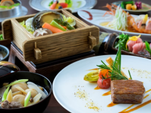 【ステーキ会席】お肉好きにはたまらない!ジューシーな山形牛をステーキでお召し上がりください。 【ステーキ会席】お肉好きにはたまらない!ジューシーな山形牛をステーキでお召し上がりください。