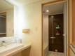 【和モダンツイン】(シャワールーム付)洗面台とシャワールーム、トイレ付き。※湯舟はございません 【和モダンツイン】(シャワールーム付)洗面台とシャワールーム、トイレ付き。※湯舟はございません