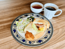 オルオルカフェ朝食セット