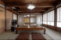 古民家ならではの広間