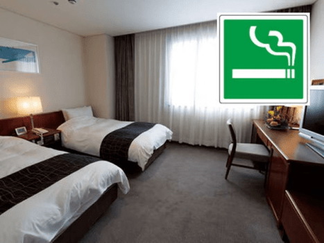 本館：ツイン＜広さ25.2㎡：ベット110&times;190＞