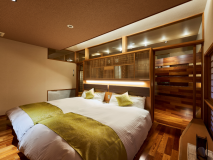 【禁煙】■和モダン×創作特別室【天然温泉付＋ベッド】