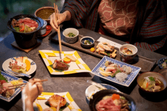 【0泊夕食付き】日帰り入浴×夕食。14時から20時まで使えるデイユースプラン