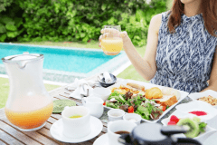 【ご朝食】琉球食材の創作和食やアメリカンブレックファーストが、心地よい目覚めをお届け