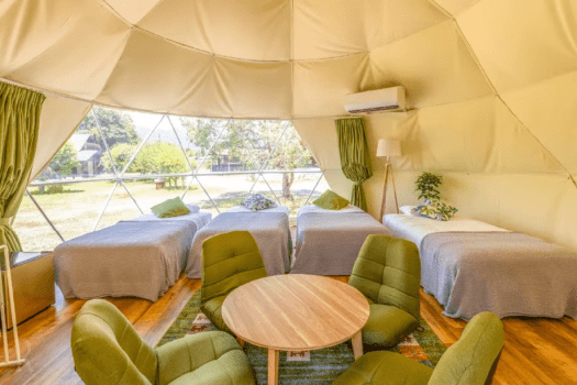 グランピング【新緑】（定員5名様）ペット同伴可