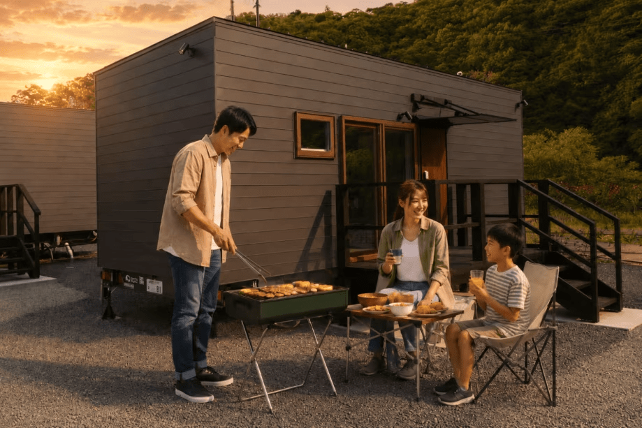【BBQプラン】3名様用キャビン（1泊2食付き）