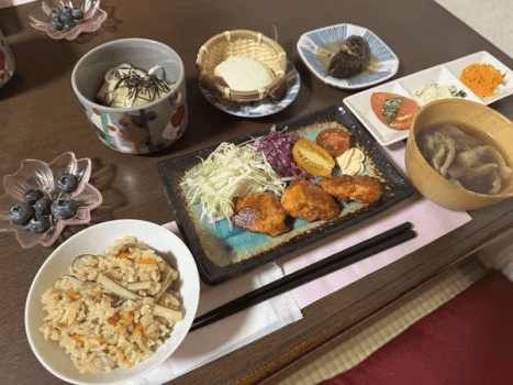 夕食