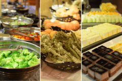 メインのお料理の他にお惣菜のバイキングが付くプランです。