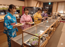 夕食バイキング会場のイメージ