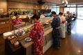 朝食会場の様子