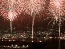 ☆夜空を彩る 【熱海海上花火大会観覧プラン】 お食事はお部屋(アワビ姿煮付き)