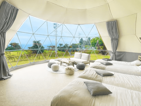 【Dome 1】オーシャンビュースイート｜トイグラン最高の眺望。太平洋の大パノラマを独り占めする特等