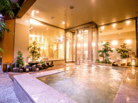 ■露天風呂（男湯）■和風なお風呂でリラックス♪