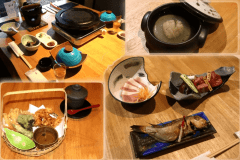 夕食は大分県あさじ牛の溶岩焼き会席料理、料理長が厳選した大分の旬の食材を、一品一品丁寧に仕立てた会席料理をご用意しております
メインには、やわらかな肉質と上質な旨みが魅力の「あさじ牛」の溶岩焼きでお好みの焼き加減で、素材本来の味わいをご堪能いただけます
また、豊後水道で水揚げされた新鮮な魚介や、地元の旬の野菜をふんだんに使用た献立をご用意しております