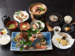 【あわび踊り焼き】伊勢海老＆あわび＆牛ロースプラン♪