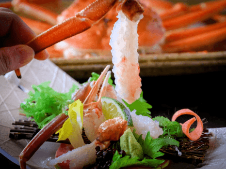 <冬の味覚>水色のタグは本物の証!極上の逸品「加能ガニ」一杯付き会席/温泉×蟹 で至福のひと時を… <冬の味覚>水色のタグは本物の証!極上の逸品「加能ガニ」一杯付き会席/温泉×蟹 で至福のひと時を…