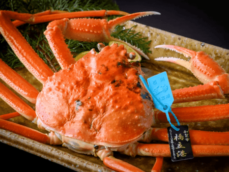 <冬の味覚>水色のタグは本物の証!極上の逸品「加能ガニ」一杯付き会席/温泉×蟹 で至福のひと時を… <冬の味覚>水色のタグは本物の証!極上の逸品「加能ガニ」一杯付き会席/温泉×蟹 で至福のひと時を…
