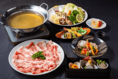【平日価格でお得/お手軽会席】＜1泊2食＞広島もみじ豚を瀬戸内レモン香る塩鍋で/もみじ橋会席