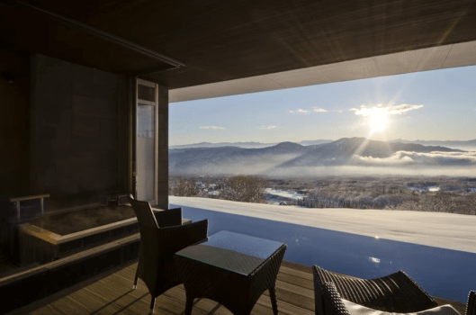 ＜SPA&SUITE棟2階＞温泉露天テラス　ツインA