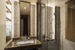 ＜プレミアム棟＞ シングル【バス無・シャワーブース付】（妙高山側）