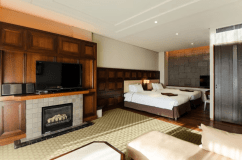 ＜SPA&SUITE棟2階＞温泉露天テラス　ツインA