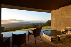 ＜SPA&SUITE棟2階＞温泉露天テラス　ツインB