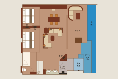 ＜プレミアム棟3階＞温泉露天【プール】テラス　フォースP4